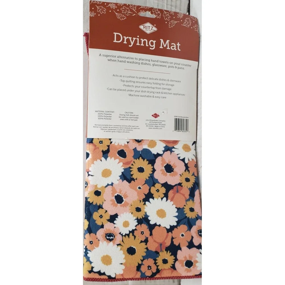 Printed Microfiber Drying Mat (14